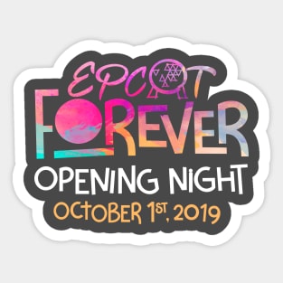 Epcot Forever with Date Sticker